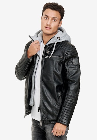 Redbridge Between-Season Jacket in Black: front