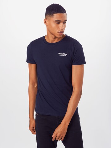 TOM TAILOR DENIM T-Shirt in Blau: predná strana