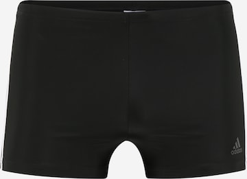 ADIDAS SPORTSWEAR Athletic Swim Trunks in Black: front