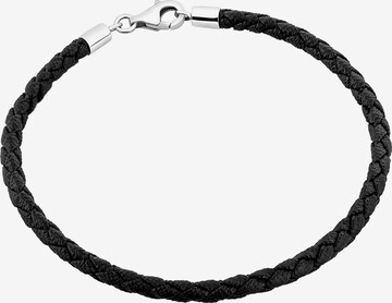 Nenalina - Pulsera 'Geflochten' en negro: frente