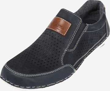 Rieker Slip-Ons in Blue: front