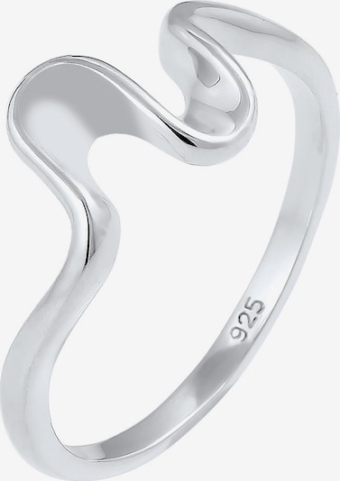 ELLI Ring 'Wellen' i silver, Produktvy