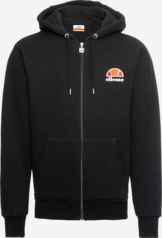 ELLESSE Sweatjacke 'Milletto' in Schwarz: predná strana