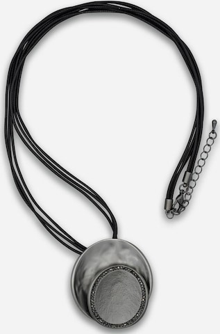 J. Jayz Necklace 'Kreis auf Kreis' in Grey: front