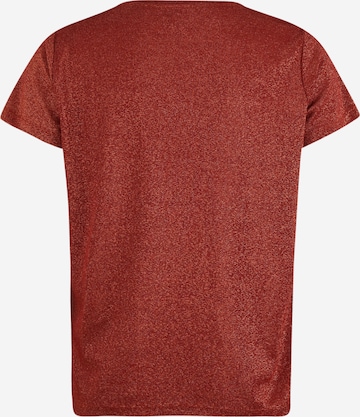 T-shirt ONLY Carmakoma en rouge
