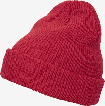 Bonnet Flexfit en rouge : devant