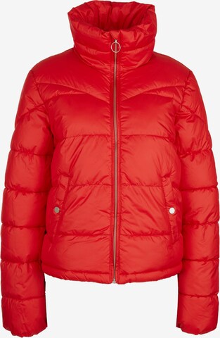 Veste d’hiver QS en rouge : devant