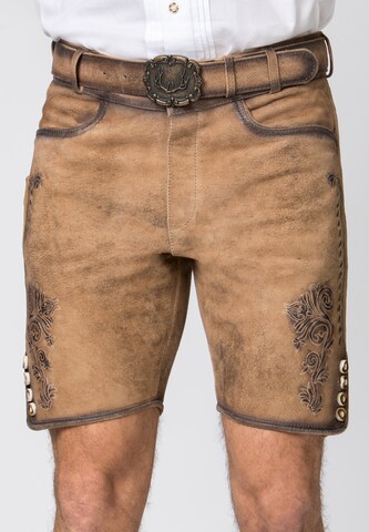 STOCKERPOINT Regular Traditional pants 'Alois2' in Brown: front