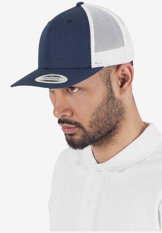 Cappello da baseball 'Retro' di Flexfit in blu