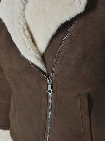 Maze Between-Season Jacket ' Rapardo ' in Brown