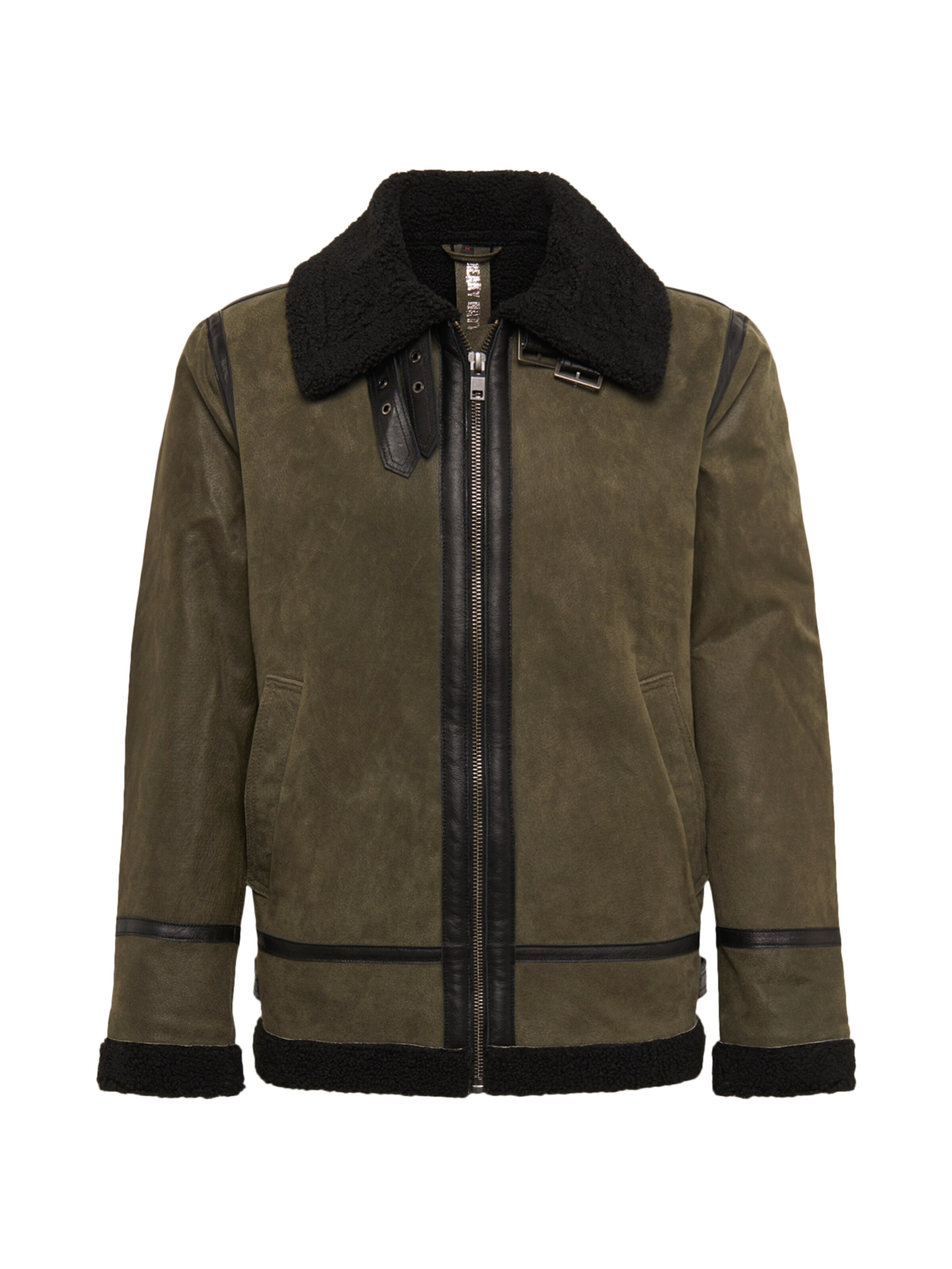 FREAKY NATION - Winterjas 'Husky' in de kleur Olijfgroen