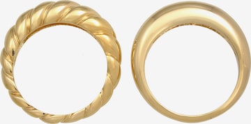 ELLI PREMIUM Δαχτυλίδι 'Twisted' σε χρυσό