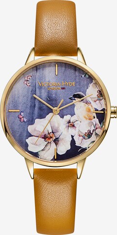 Orologio analogico di Victoria Hyde in marrone: frontale