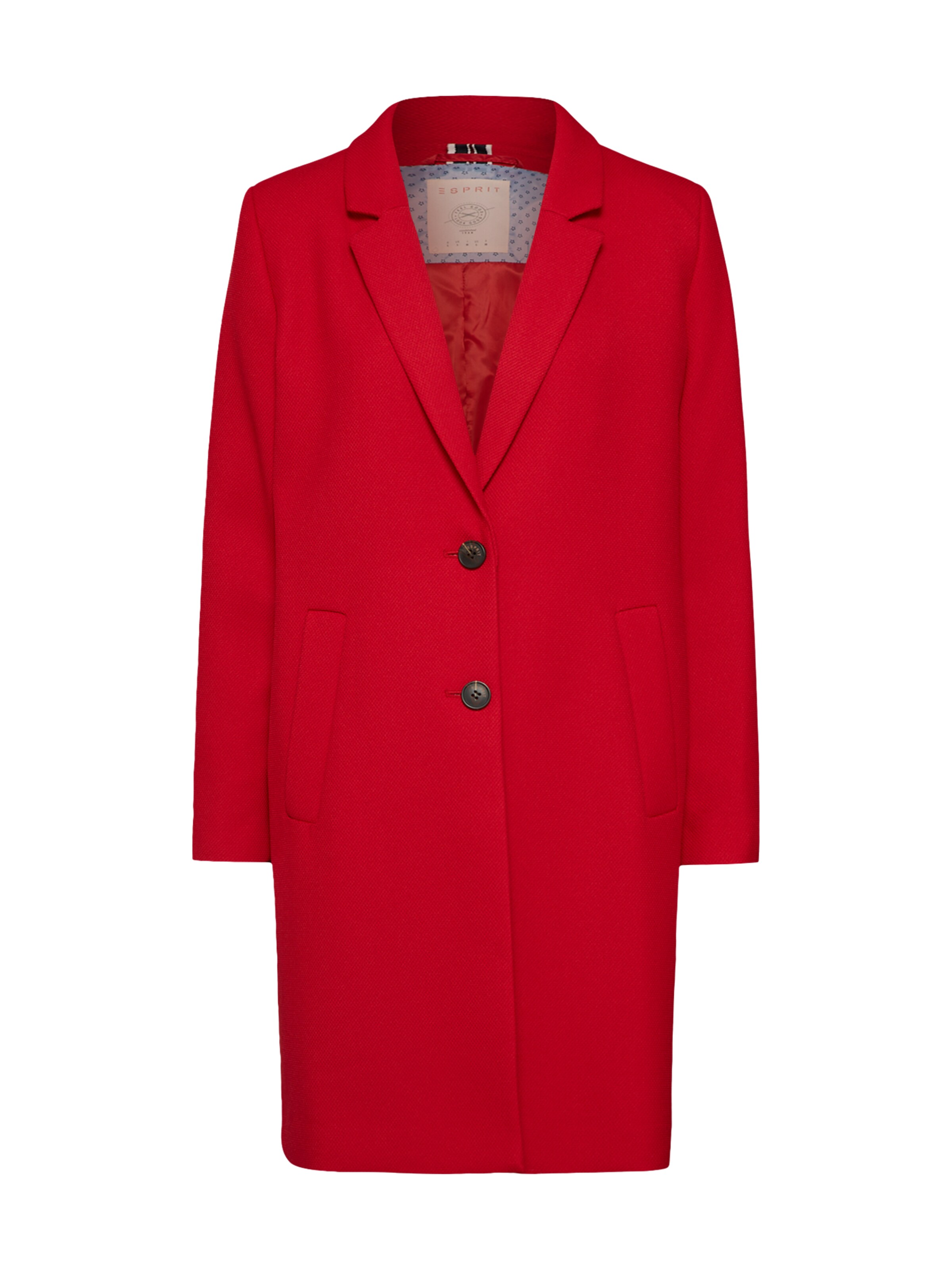 ESPRIT Mantel 'Blazer Coat' in rot | ABOUT YOU