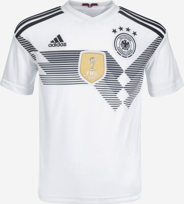 T-Shirt fonctionnel 'Home WM 2018' ADIDAS PERFORMANCE en blanc : devant