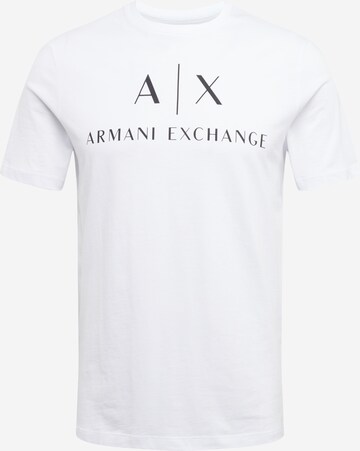 ARMANI EXCHANGE - Camisa '8NZTCJ' em branco: frente