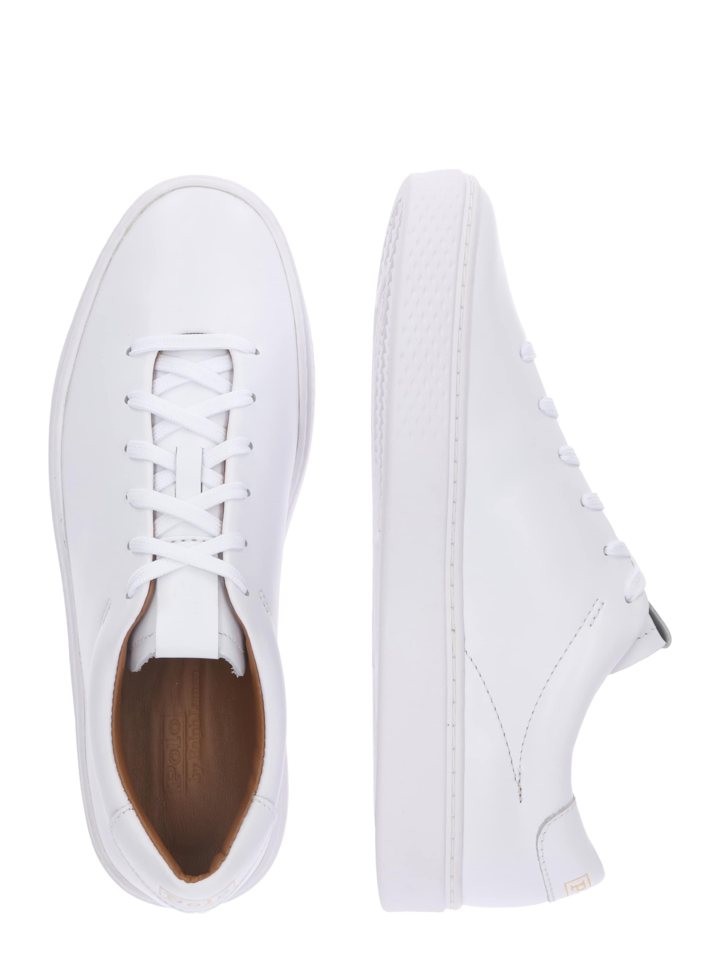 polo ralph lauren court 125 leather sneaker
