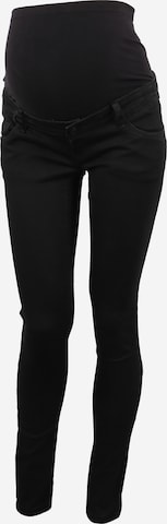 MAMALICIOUS Skinny Jeans 'Lola' in Black: front