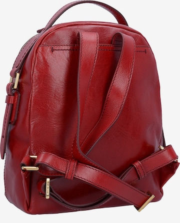 The Bridge Pearldistrict Rucksack Leder 32 cm in Rot