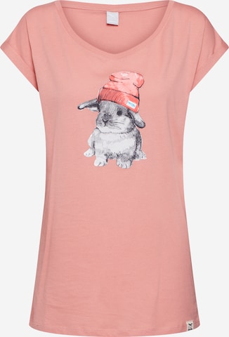 T-shirt 'It Hasi' Iriedaily en orange : devant