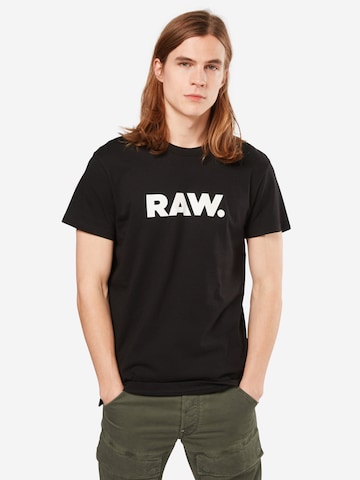 G-Star RAW T-Shirt 'Holorn' in Schwarz: predná strana
