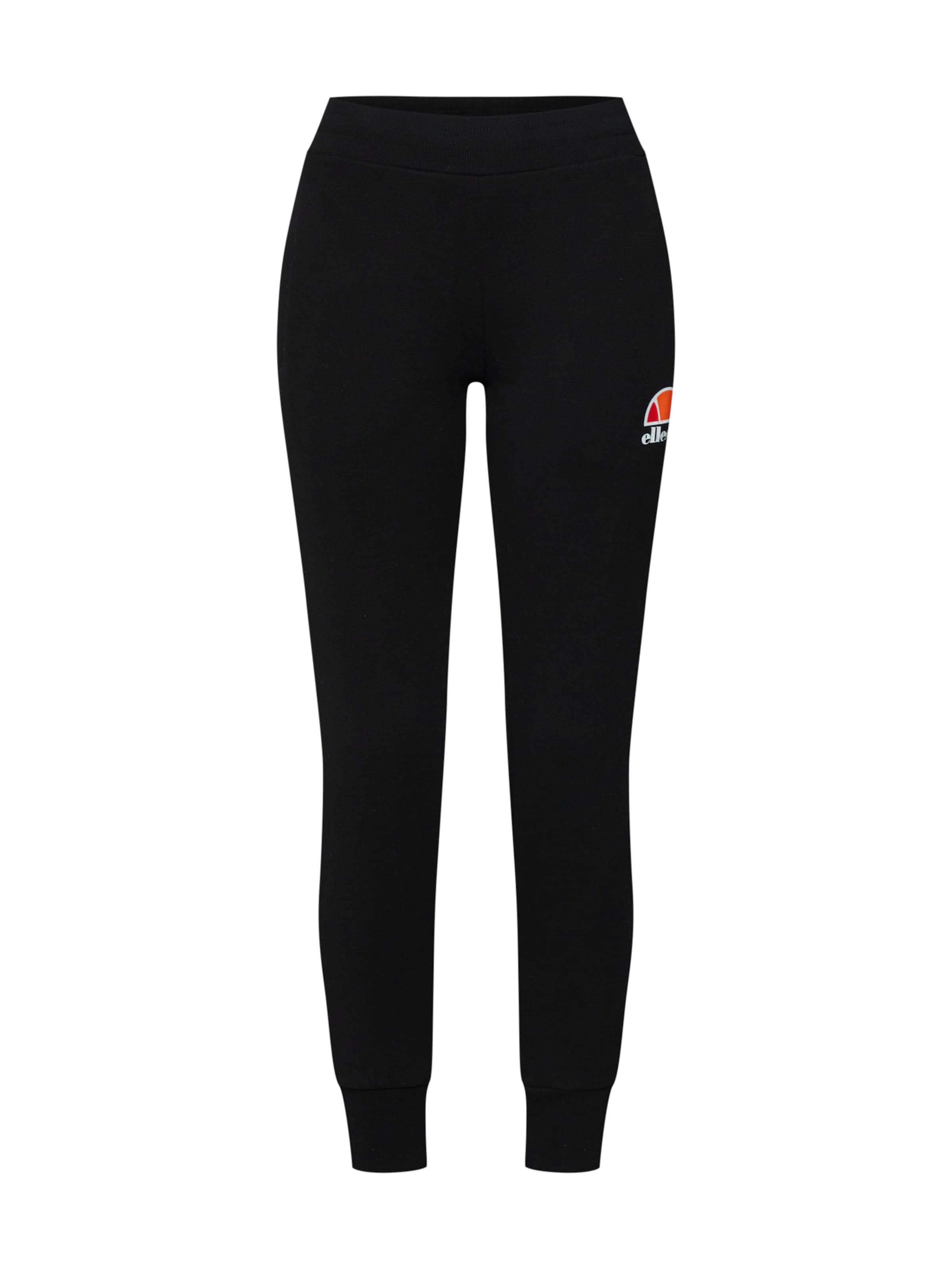 ELLESSE Tapered Pants 'QUEENSTOWN' in Black: front