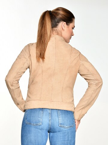 Maze Lederjacke perforiert ' Mabel ' in Beige