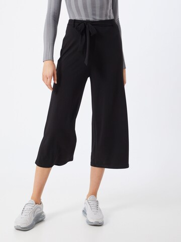 Wide Leg Pantalon 'Milla' VERO MODA en noir : devant