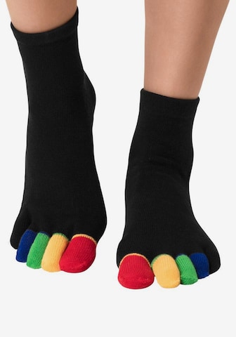 SYMPATICO Socks in Black: front