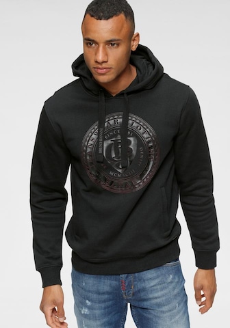 Bruno Banani Sweatshirt in Black: front