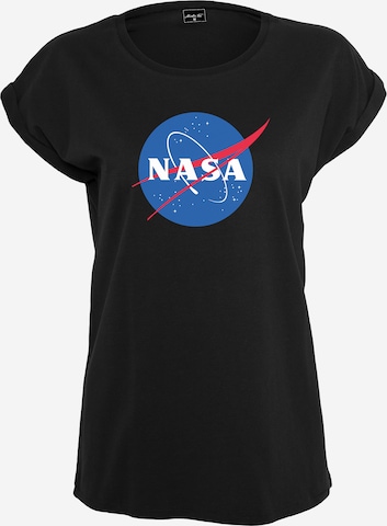 Tricou 'Nasa Insignia' de la Merchcode pe negru: față