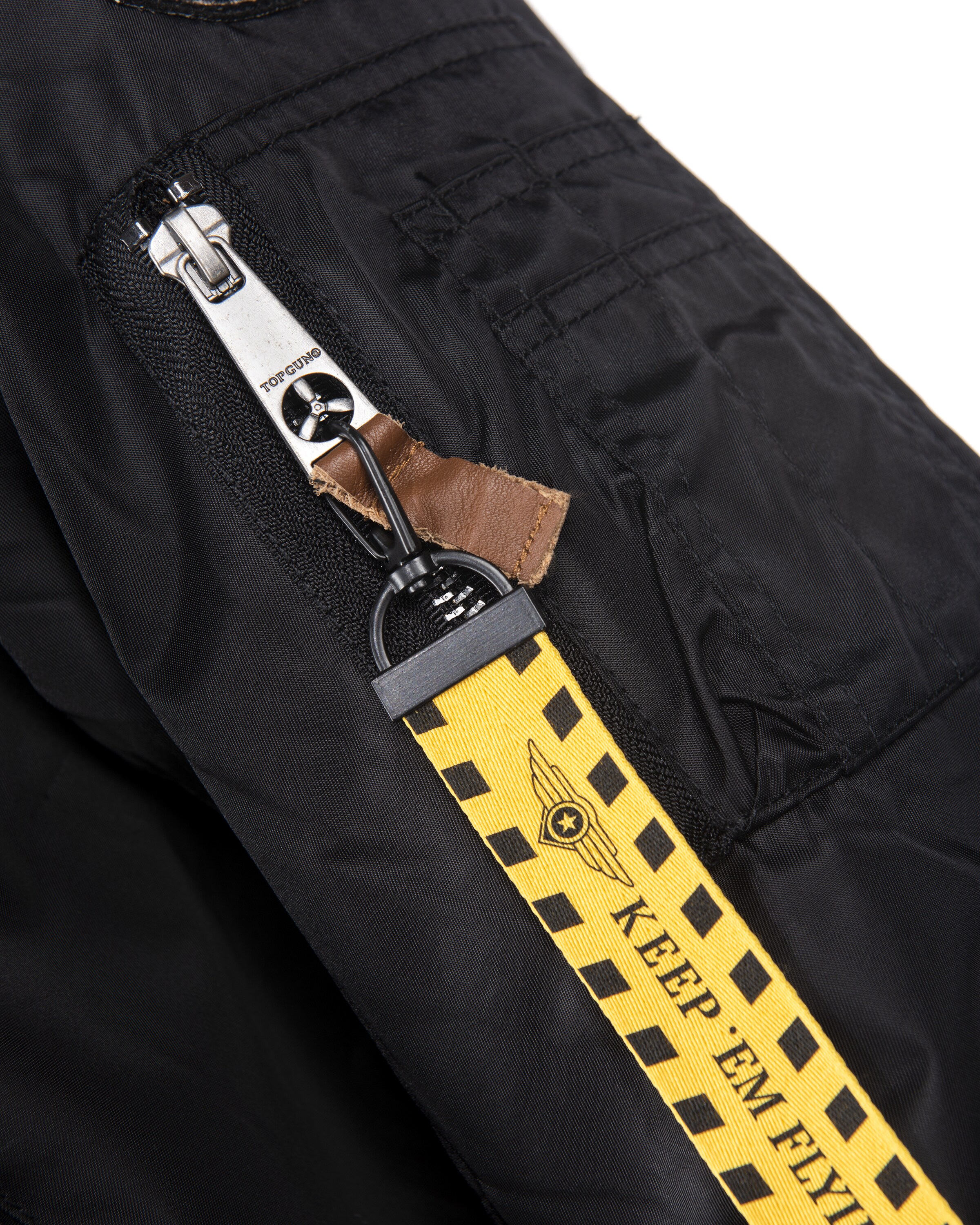 TOP GUN Tussenjas in Zwart