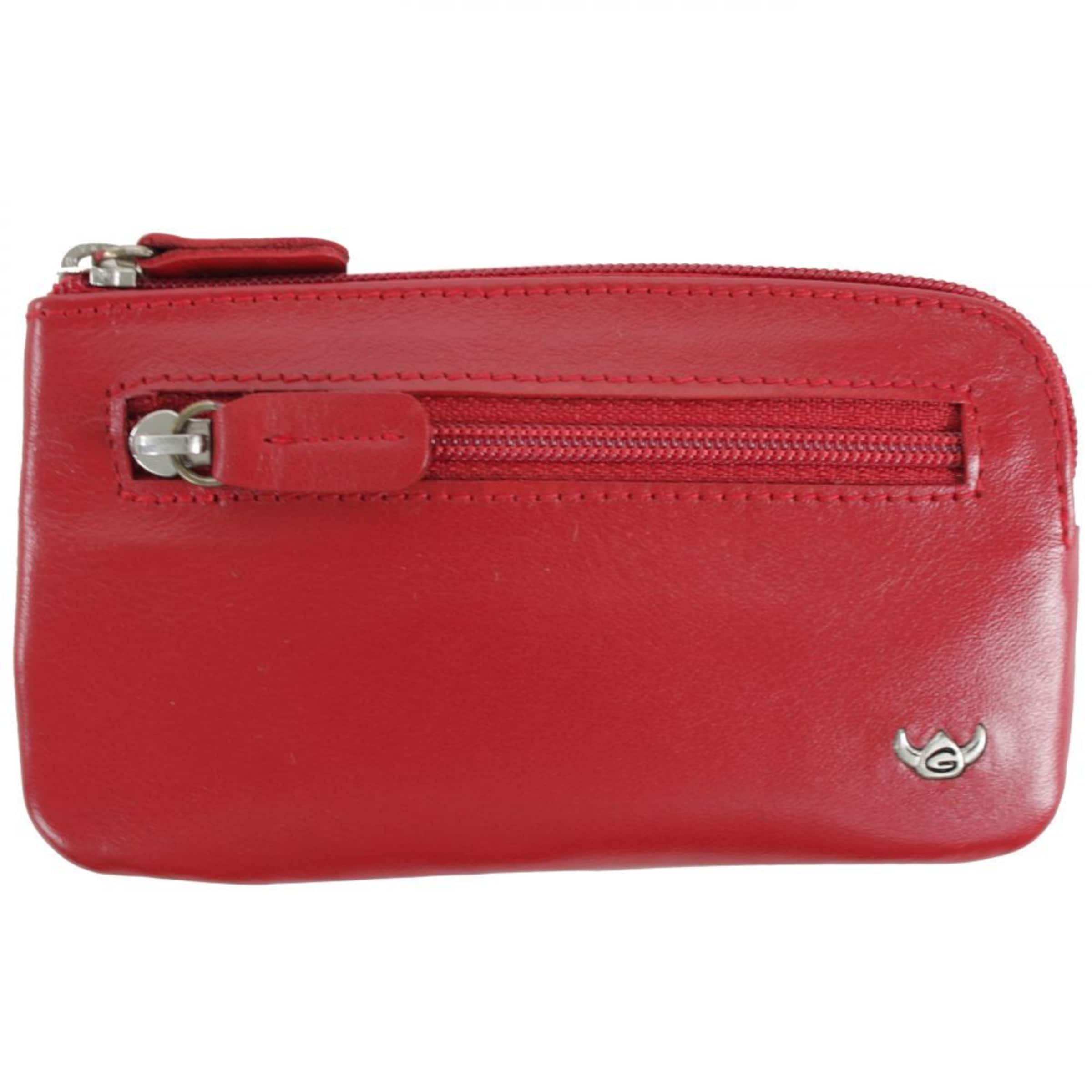 Portachiavi di GOLDEN HEAD in rosso: frontale