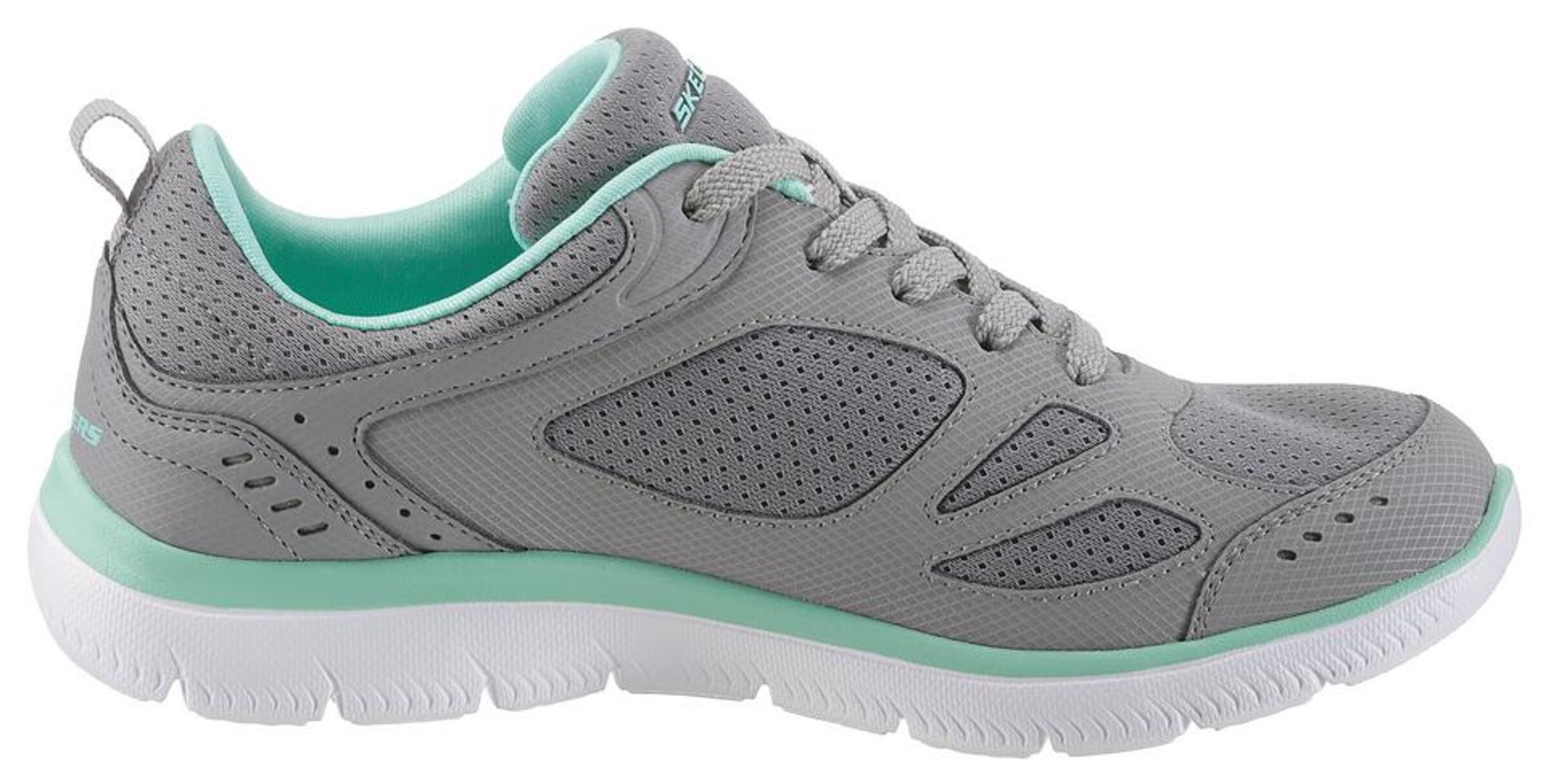 SKECHERS Matalavartiset tennarit 'Summits-Suited' värissä harmaa