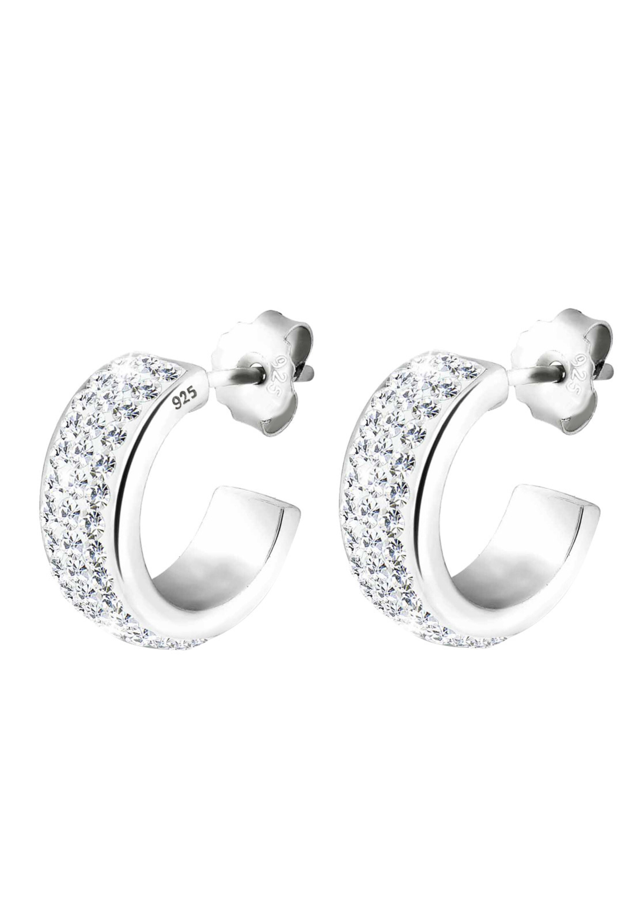 Boucles d'oreilles ELLI en argent : devant