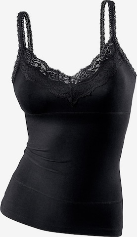 LASCANA Shaping Top in Black: front