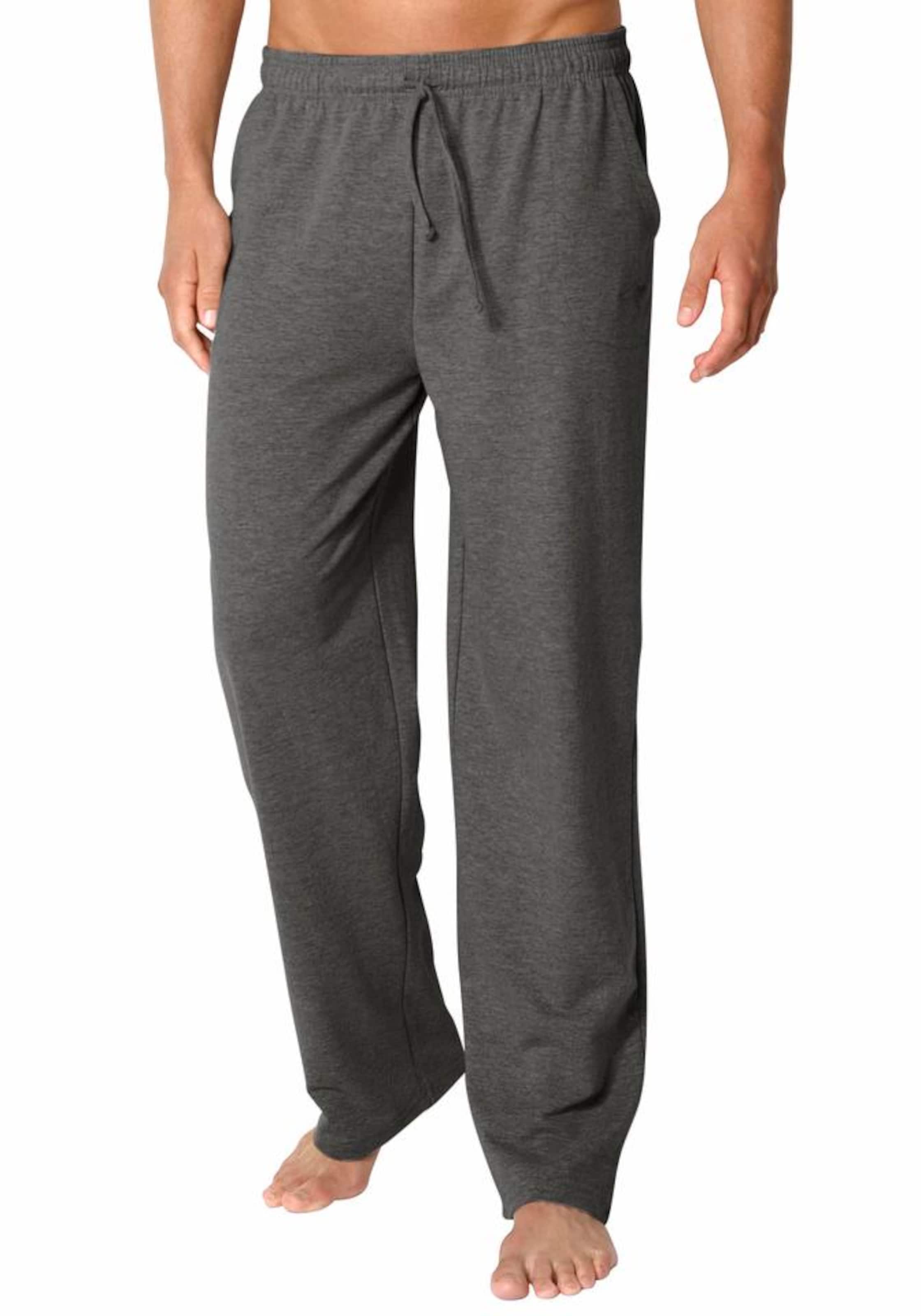 KangaROOS Regular Pajama Pants in Grey: front
