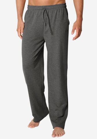 Regular Pantalon de pyjama KangaROOS en gris : devant