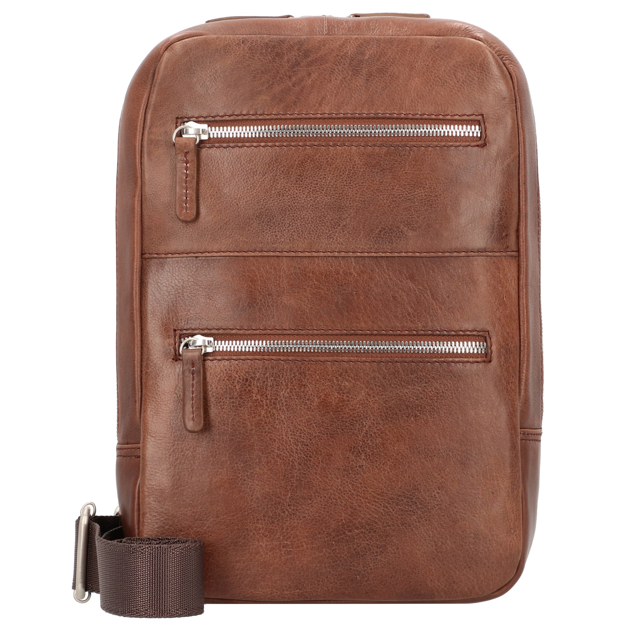 LEONHARD HEYDEN Umhängetasche in Braun: Vorderseite