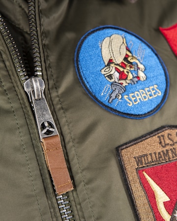 TOP GUN Between-season jacket in Green