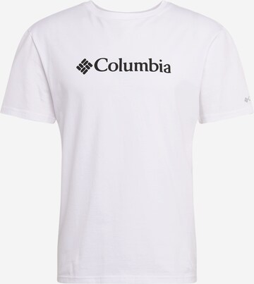 COLUMBIA Funktsionaalne särk, värv valge: eest vaates