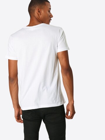 LACOSTE T-shirt i vit: baksida