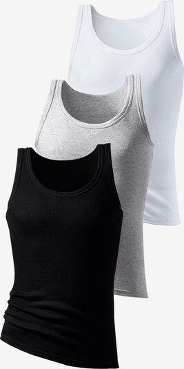 Maglietta intima H.I.S di colore grigio / nero / bianco, Visualizzazione prodotti