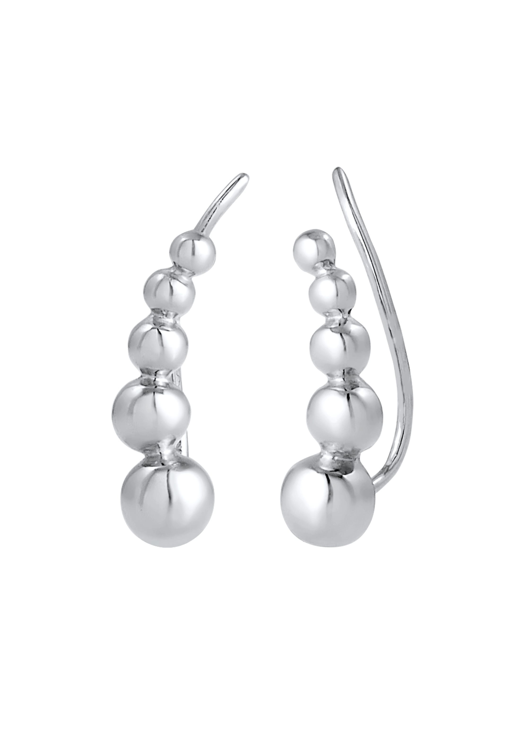ELLI Oorbellen in Zilver: voorkant