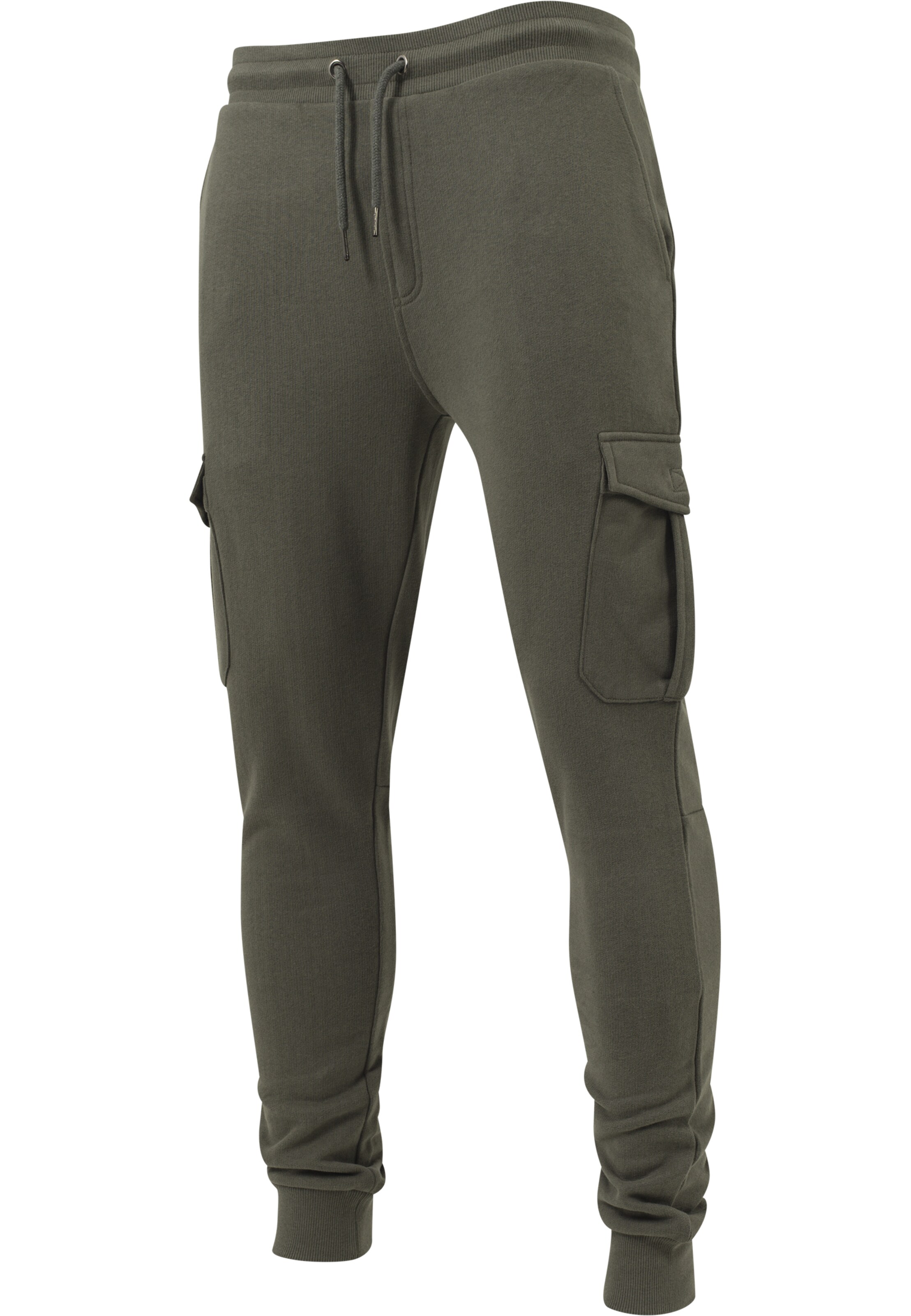 Urban Classics Tapered Cargo nadrágok - zöld