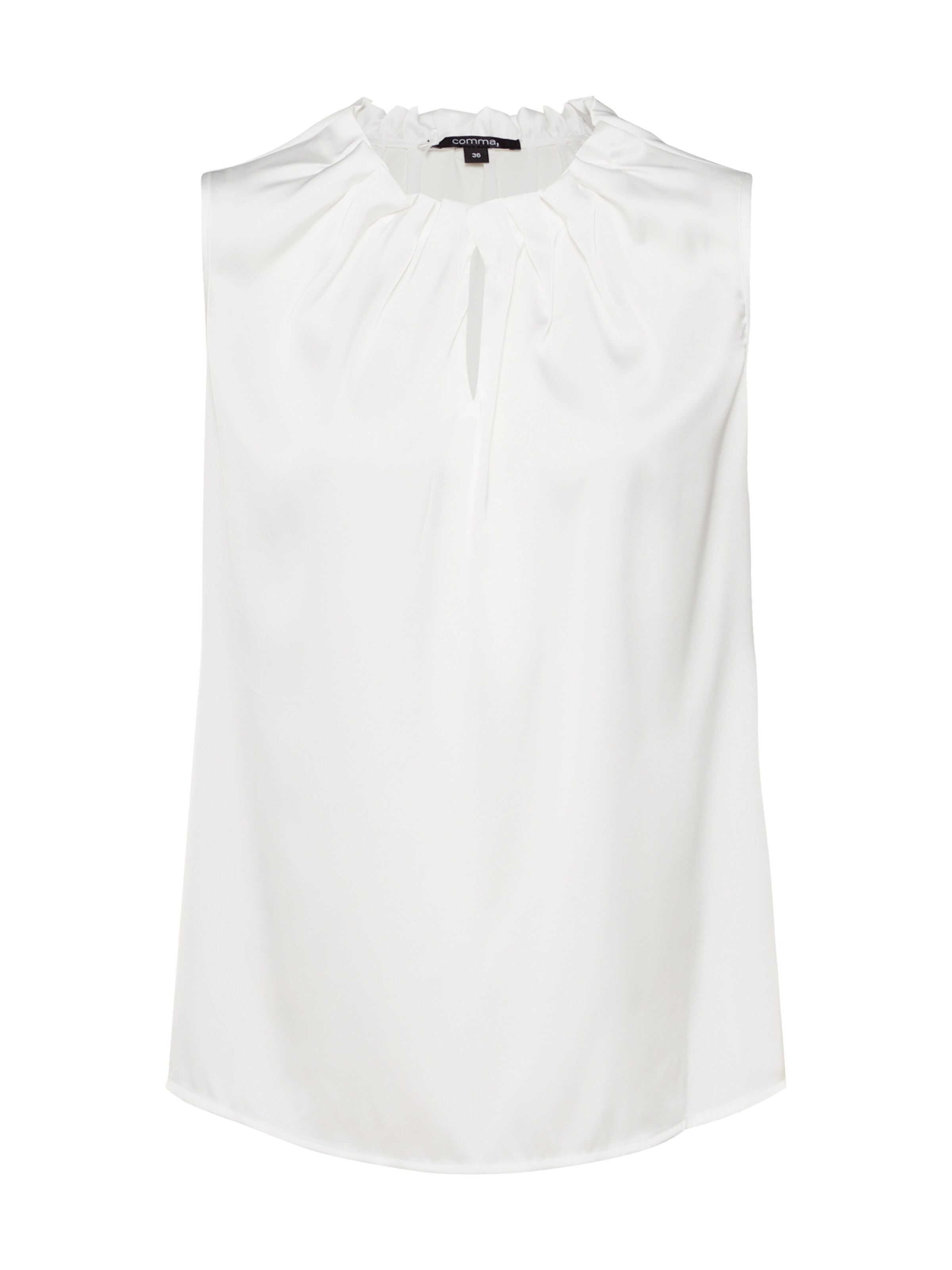 COMMA - Blouse in de kleur Wit