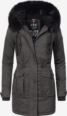 Parka d’hiver 'Luluna' NAVAHOO en gris : devant