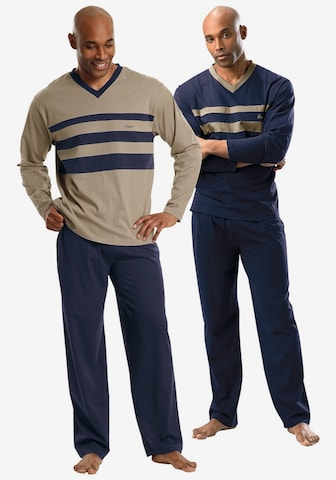 LE JOGGER Long Pajamas in Blue: front