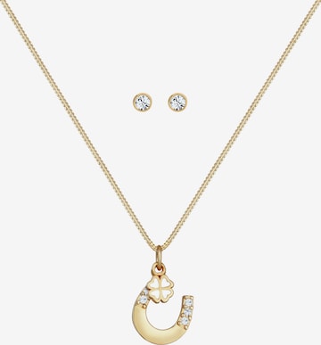 ELLI Jewelry Set in Gold: front