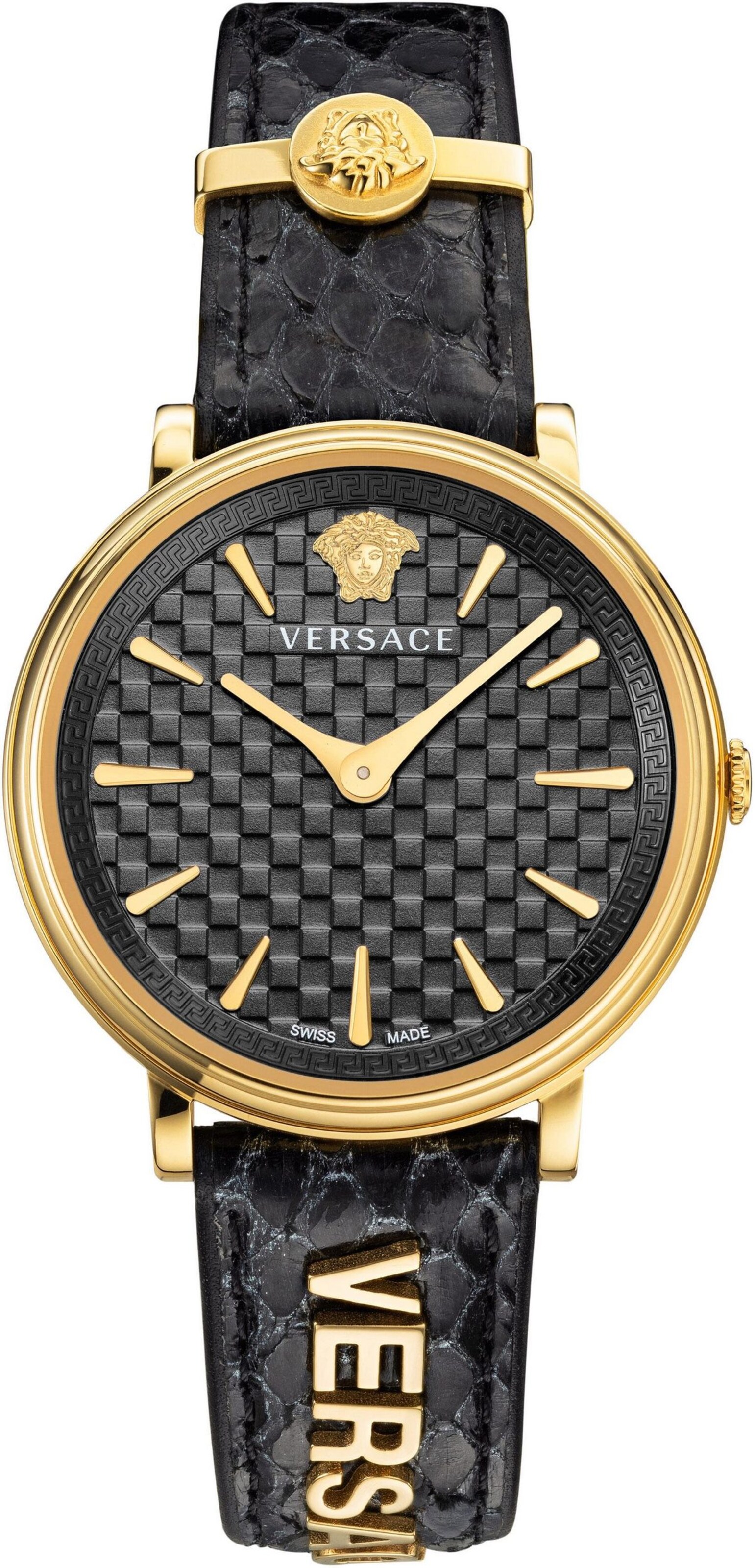 VERSACE Analog watch in Black: front